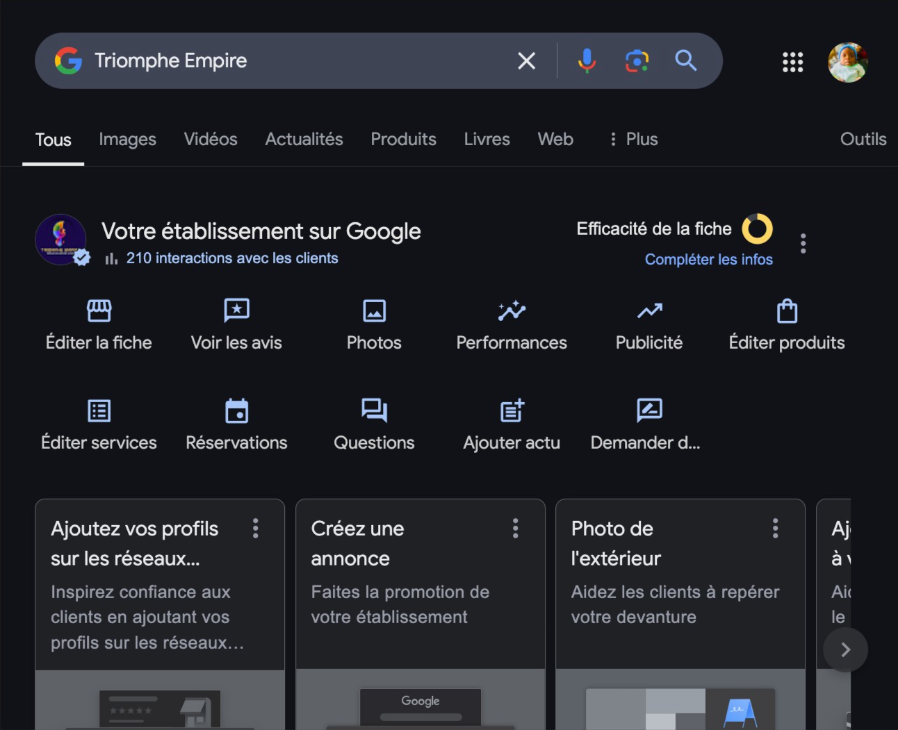 Optimisation de Profils Google Business